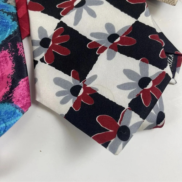 LaSalle Mens Tie Necktie Multicolor Lot of 7 - Picture 2 of 9